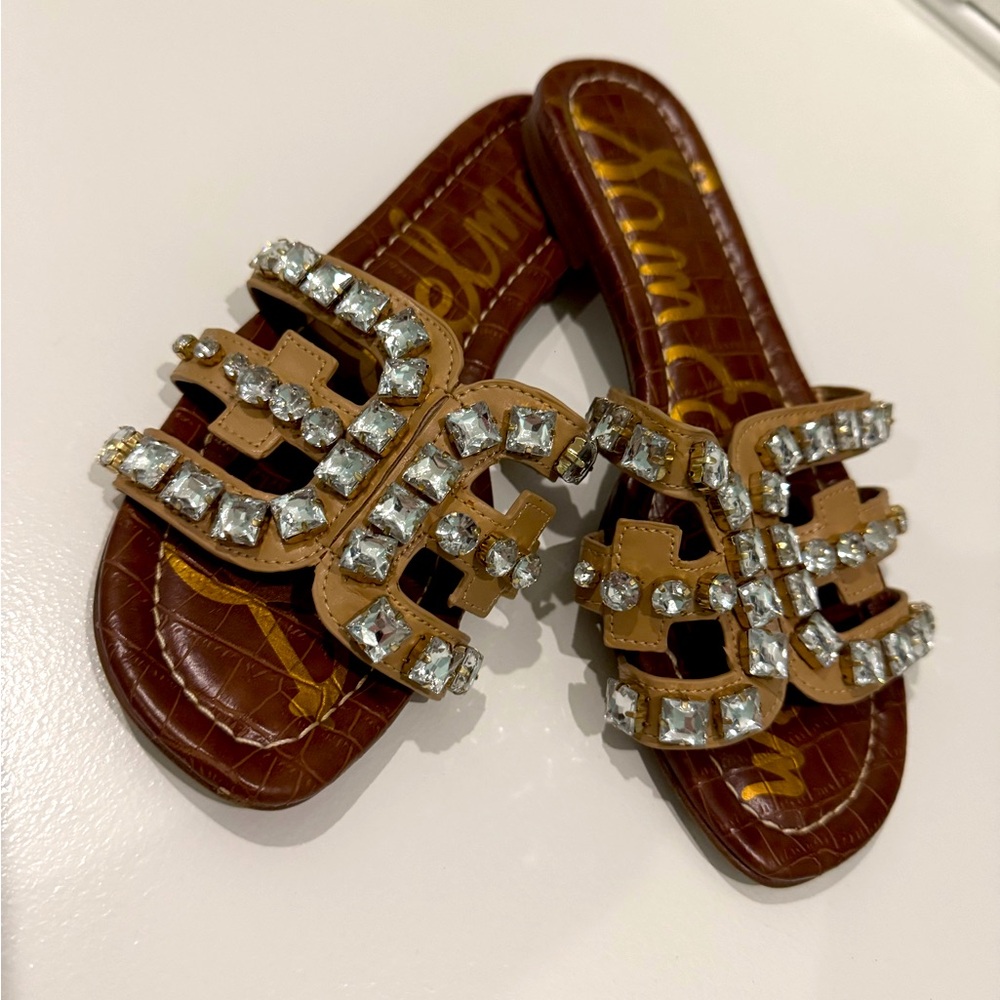 Women’s Sam Edelman sandal with crystals.